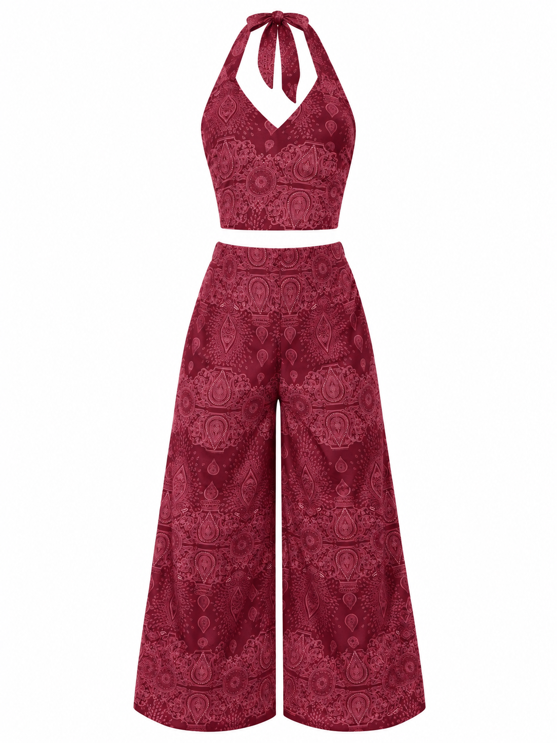 Set Boho - Top & Pantalón wrap
