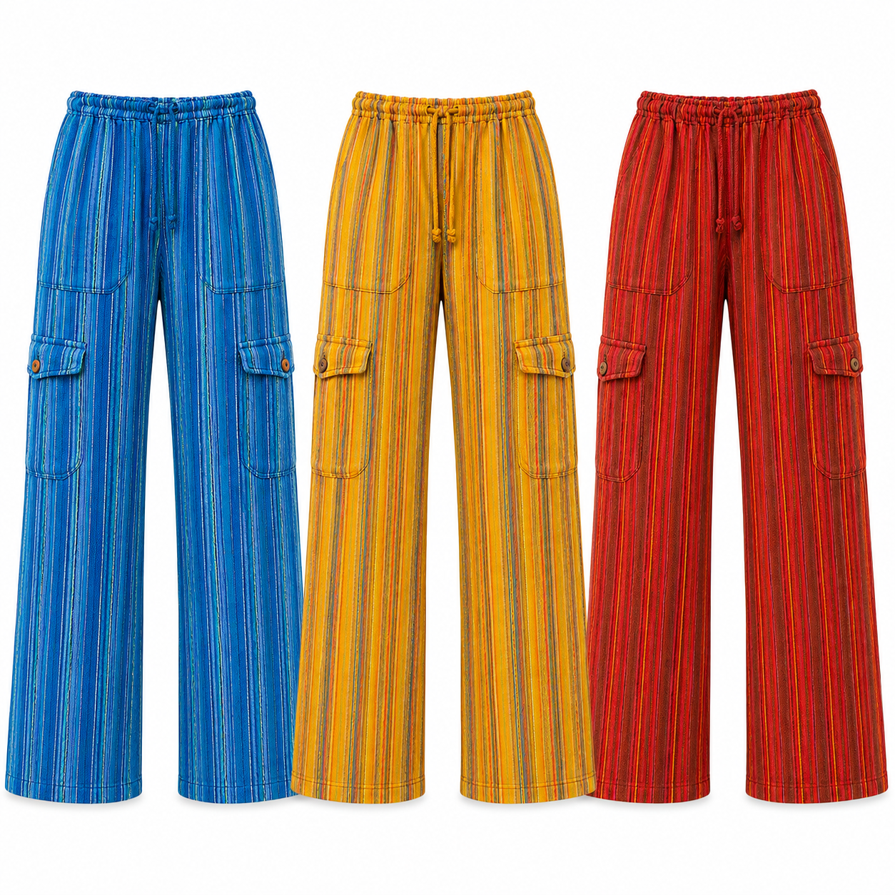 Pantalón Boho Rayas